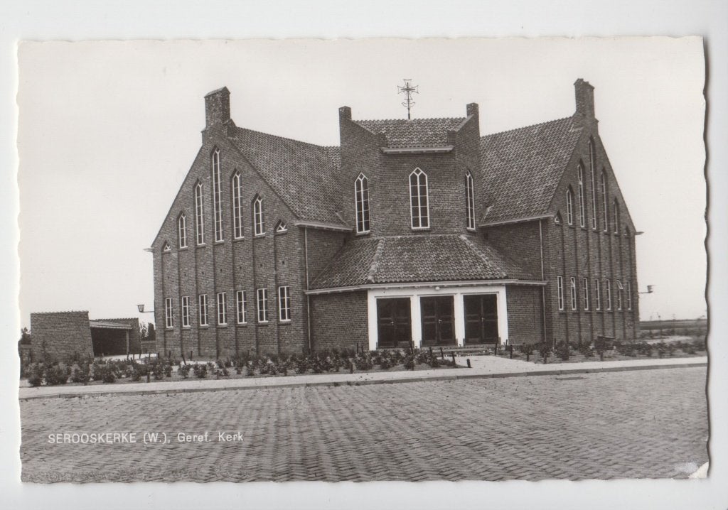 144 Serooskerke (W.), Geref. Kerk, Verzenden, 1940 tot 1960, Ongelopen, Zeeland