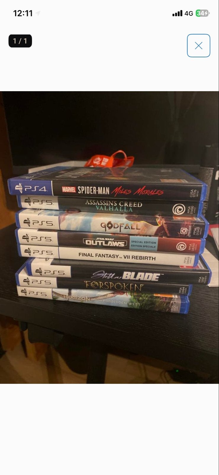 PS4/PS5 Games Bundel: Spider-Man, Assassin's Creed, Godfall, Spelcomputers en Games, Avontuur en Actie, Online, 1 speler, Ophalen of Verzenden