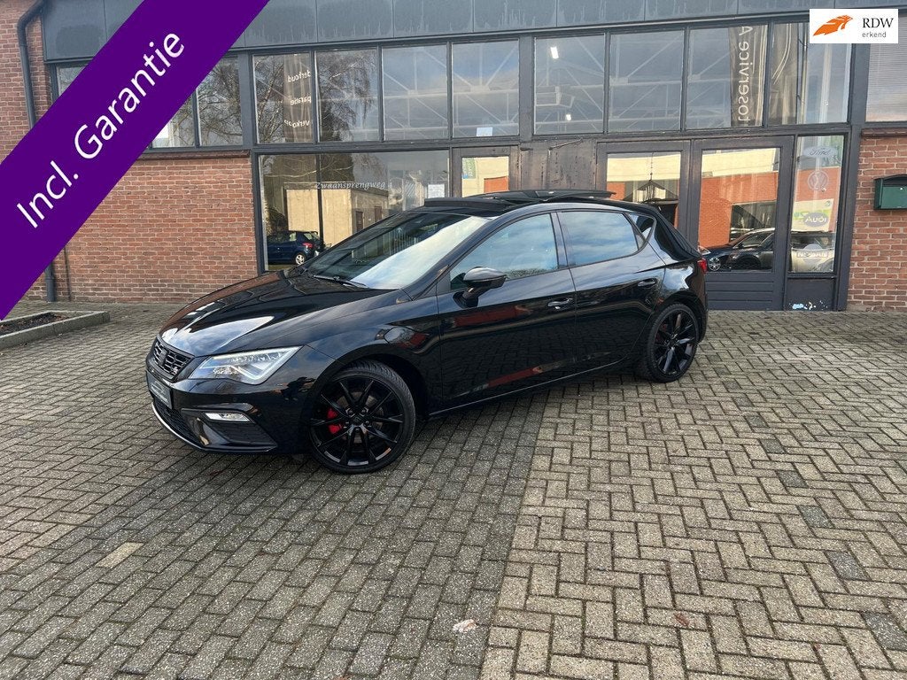 SEAT Leon 1.4 EcoTSI FR Business Intense, Panoramadak, ACC,, Gebruikt, Zwart, 4 cilinders, 150 pk
