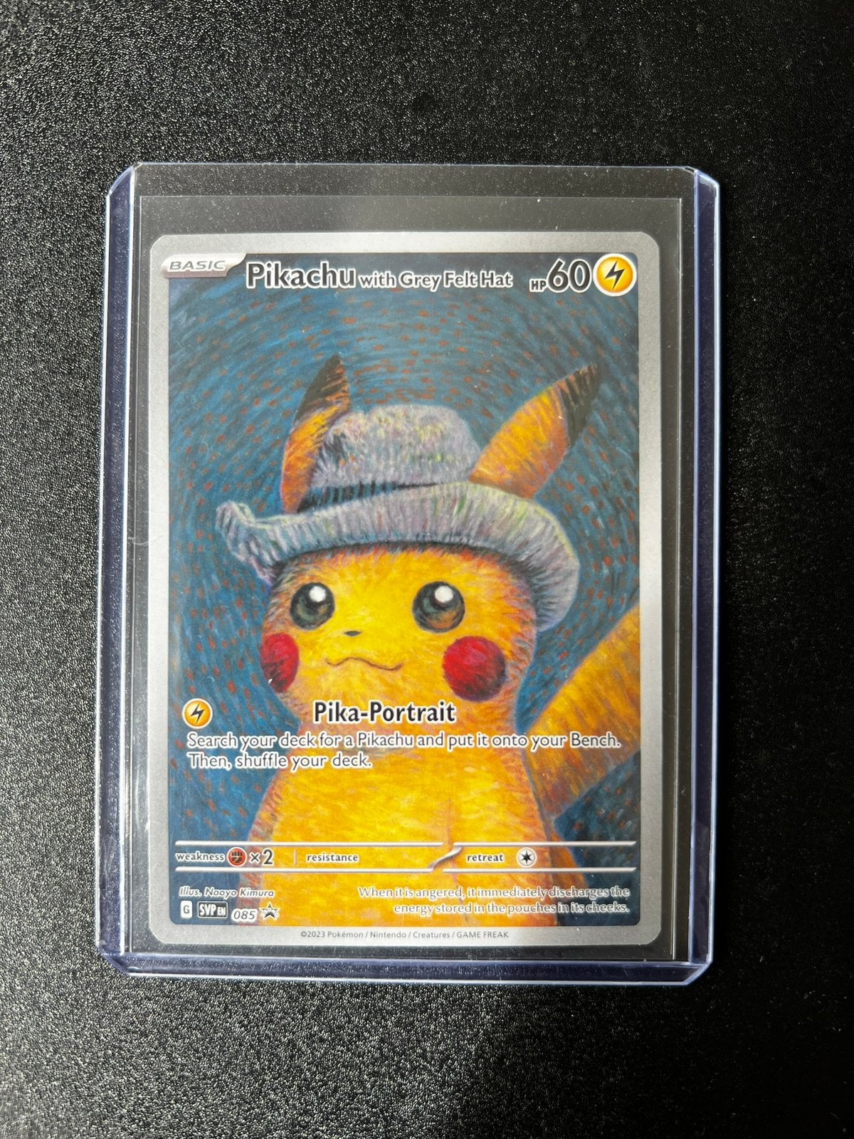 Pikachu van gogh with the grey felt hat, Ophalen of Verzenden, Zo goed als nieuw