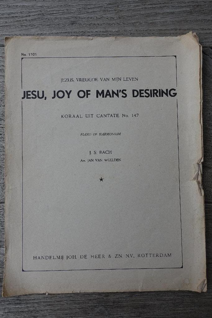 Jesu, joy of man's desiring, Gebruikt, Ophalen of Verzenden, Keyboard, Religie en Gospel