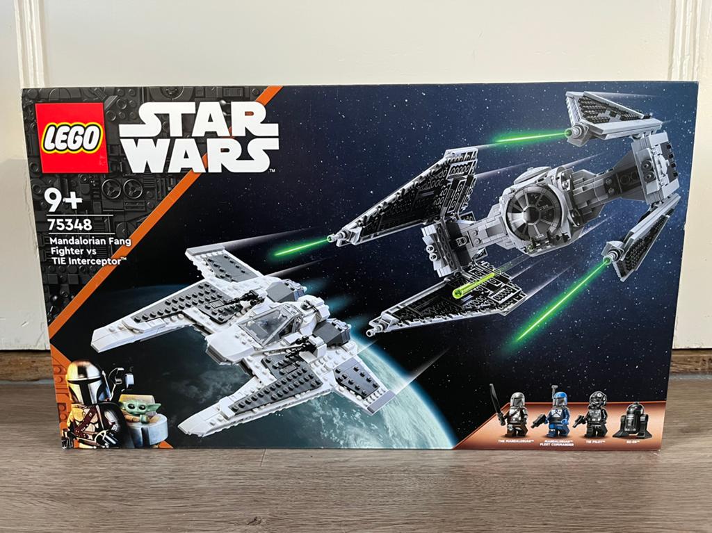 lego 75348 mandalorian fang fighter vs tie interceptor, Star Wars, Lego, Nieuw, Ophalen of Verzenden