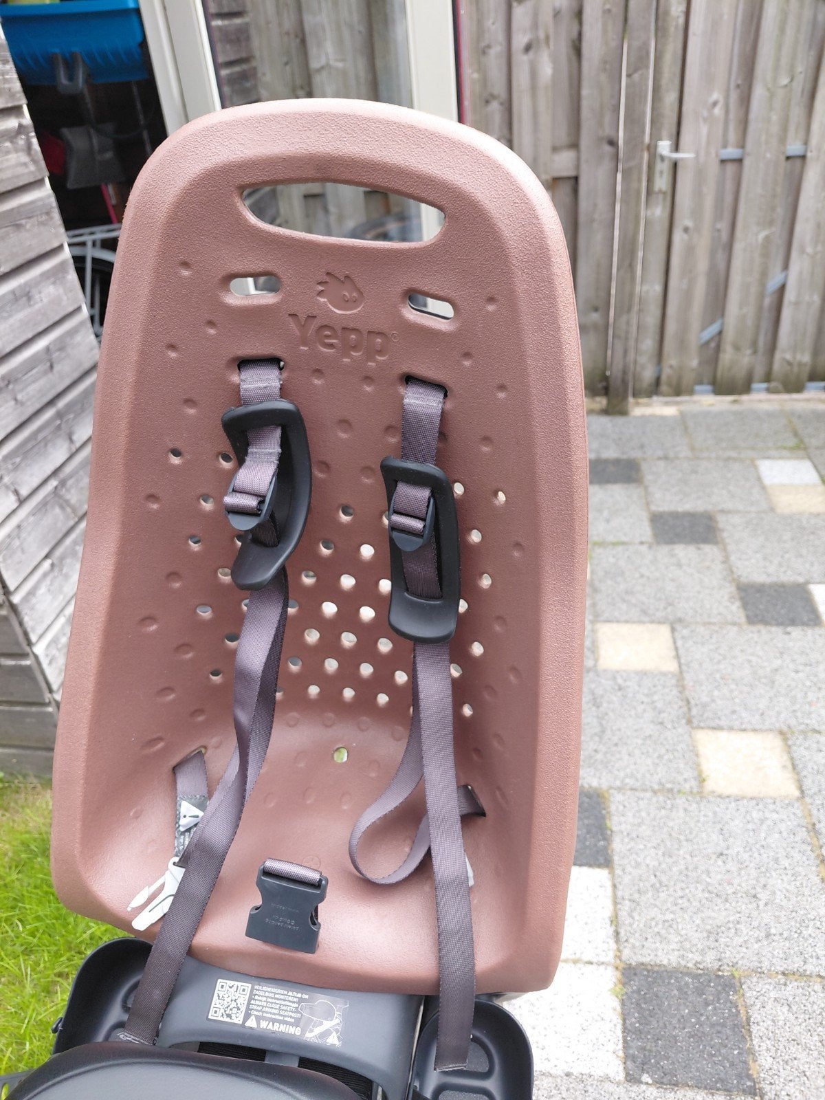 Yepp Achterzitje Bruin, Fietsen en Brommers, Ophalen, Achterzitje, Yepp, 9 t/m 36 kg