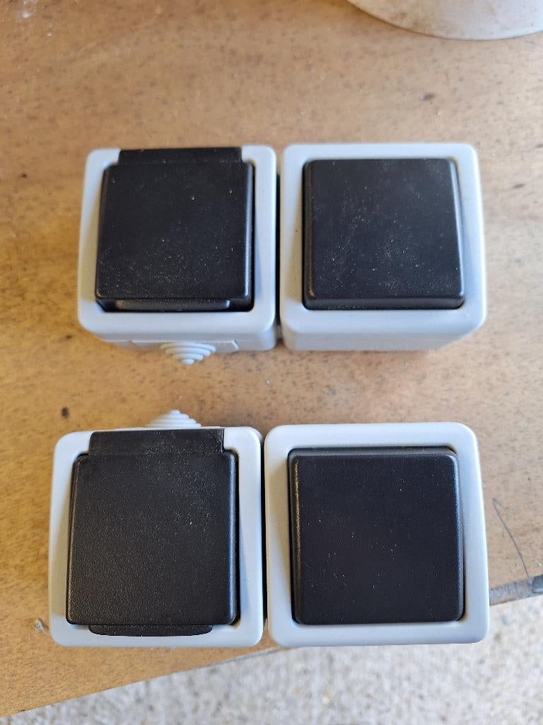 Schakelaar met stopcontact, Ophalen, Nieuw, Stopcontact