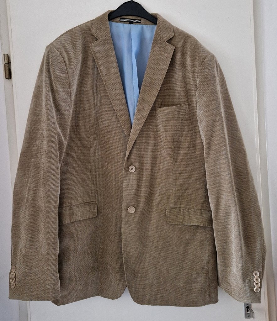 Lichtbruin/beige heren colbert Liv Collection maat 58 zgan a, Beige, LIV Collection, Maat 56/58 (XL), Ophalen of Verzenden