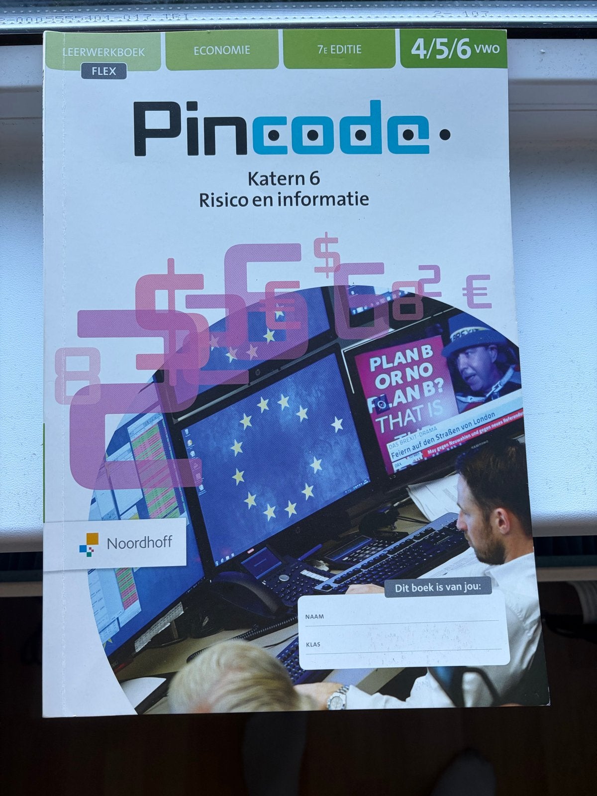 Pincode Economie 7e editie Katern 6 Risico en informatie, Ophalen of Verzenden, Zo goed als nieuw, VWO, Economie