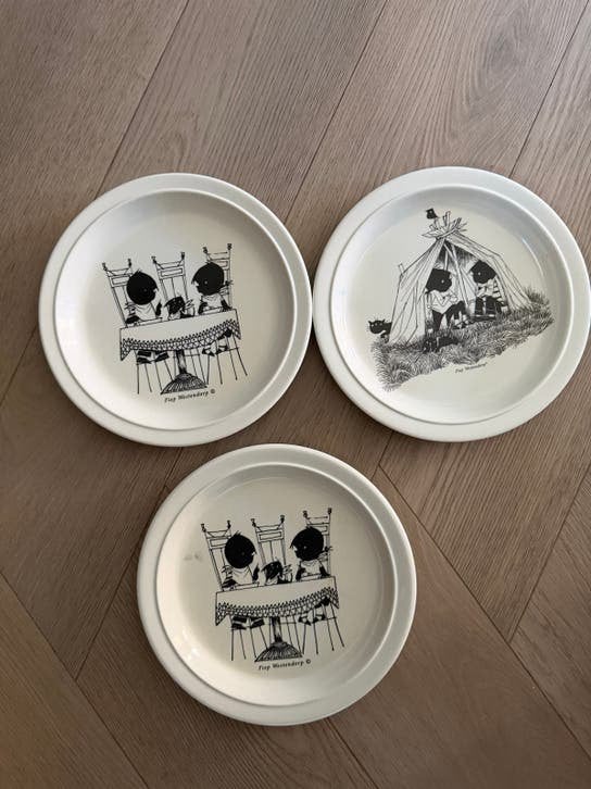 Vintage Fiep Westendorp bordjes (3 stuks), Ophalen of Verzenden, Overige stijlen, Bord(en)