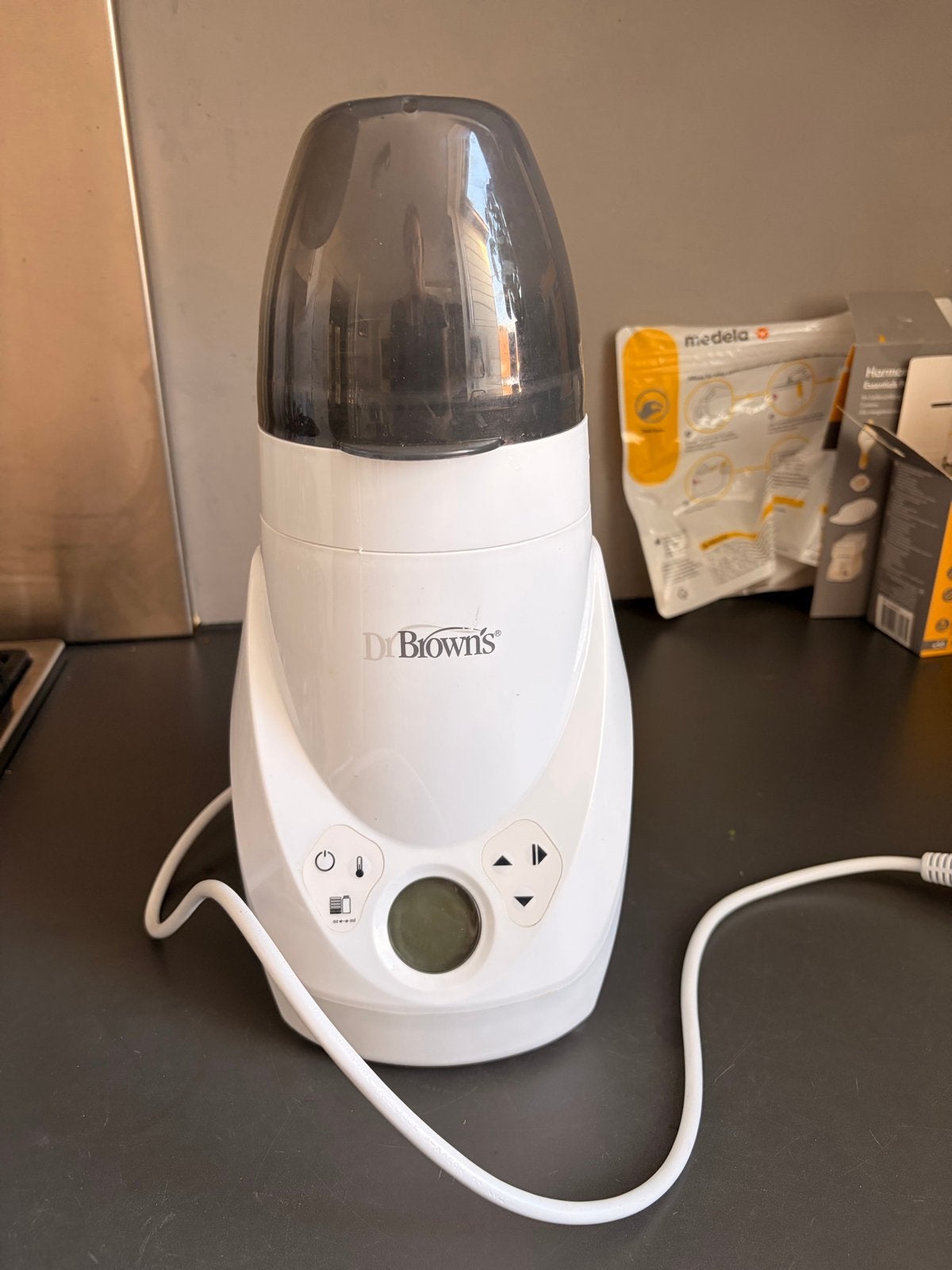 Dr. Brown's Deluxe Flessenwarmer en Sterilisator, Flessen- of potjesverwarmer, Stoomfunctie, Dr. Brown's, Ophalen of Verzenden