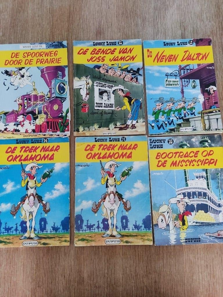 Div. Lucky Luke (Depuis), Meerdere stripboeken, Ophalen of Verzenden, Gelezen, Diverse
