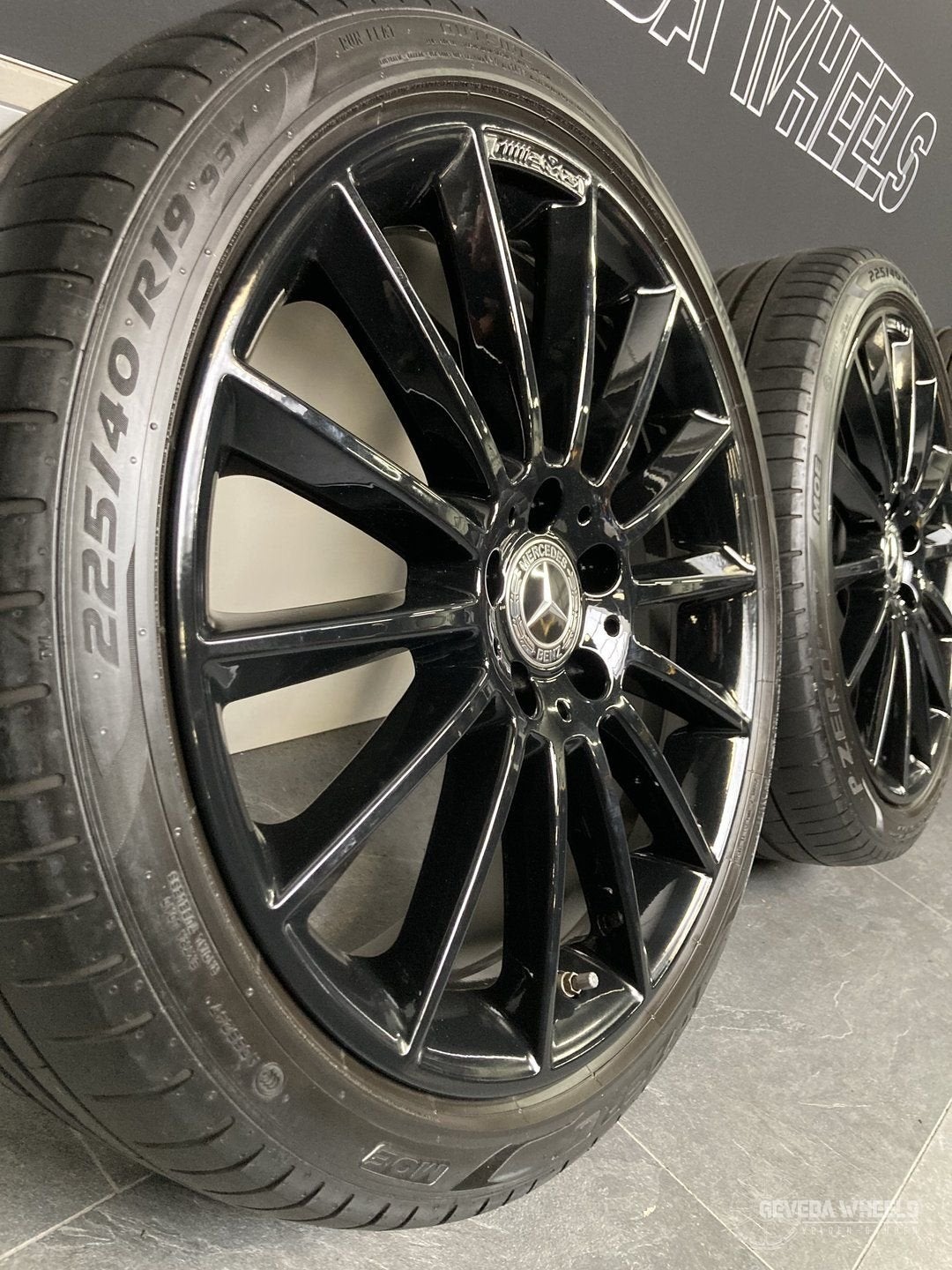 19” originele Mercedes A W177 AMG velgen + banden 5x112 A177, Auto-onderdelen, Banden en Velgen, 19 inch, Gebruikt, -, -