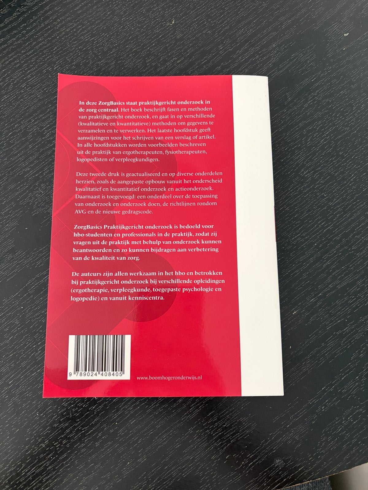 ZorgBasics Praktijkgericht onderzoek - Joan Verhoef, Boeken, Ophalen of Verzenden, Gamma, Nieuw, HBO