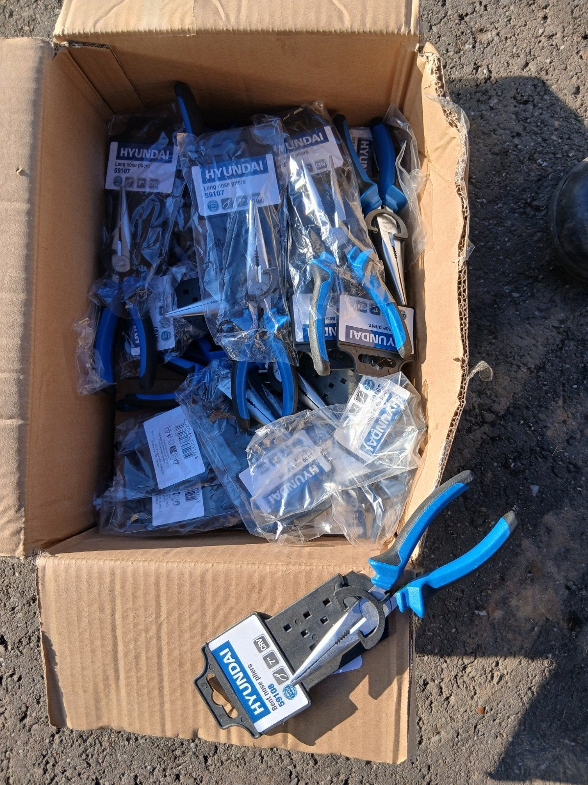 21x Hyundai spitsbektangen nieuw in doos, Ophalen, Nieuw, Tang
