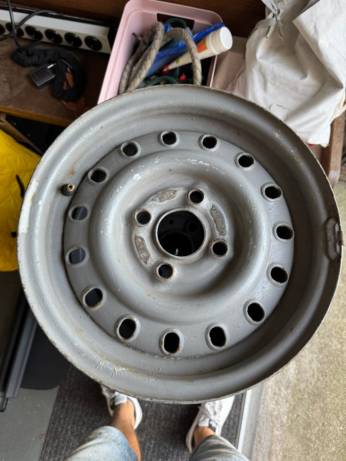 Gm 3stuks stalen kadet velgen, Auto diversen, Aanhangwagen-onderdelen, Ophalen of Verzenden, Gebruikt