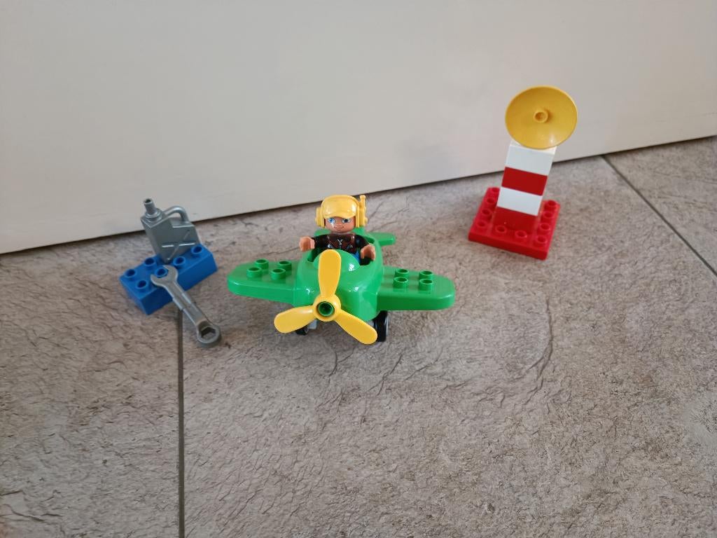 Duplo vliegtuig 10808, Ophalen of Verzenden, Zo goed als nieuw, Compleet, Duplo