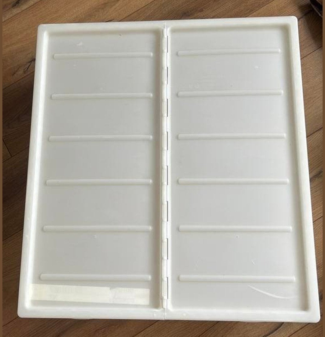 2 opbergbakken kunststof Gimse, Ophalen, Gebruikt, 60 cm of meer, 75 tot 100 cm