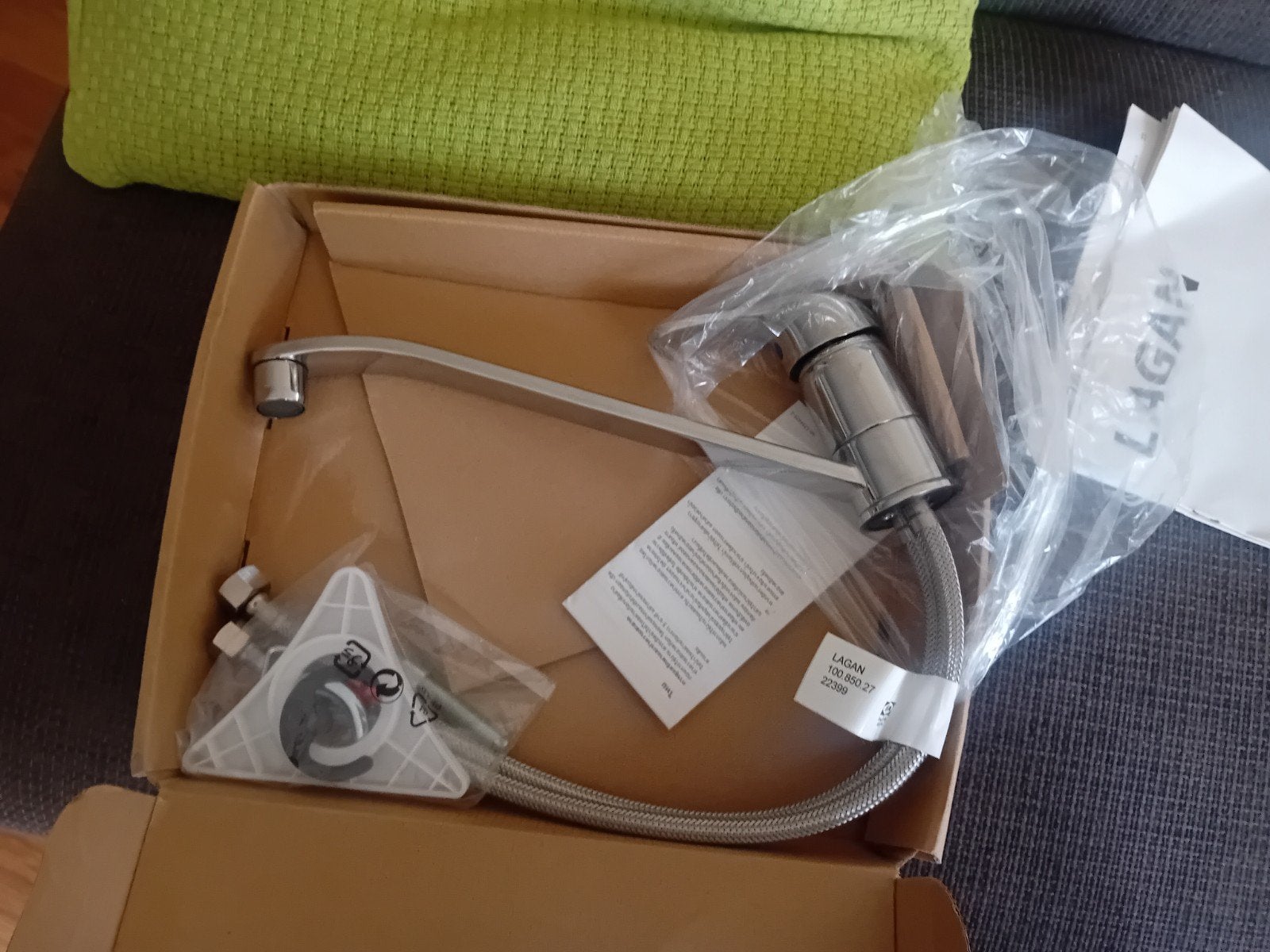 Nieuwe IKEA Lagan Keukenkraan - Ongebruikt in doos, Ophalen of Verzenden, Nieuw, Rvs, Kraan