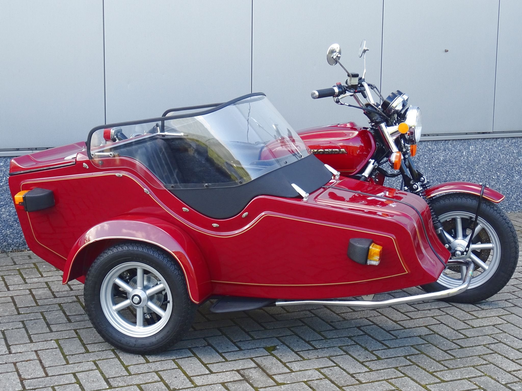 Honda GL 1000 GOLDWING ZIJSPAN (bj 1976), Motoren, Meer dan 35 kW, Overig, 999 cc