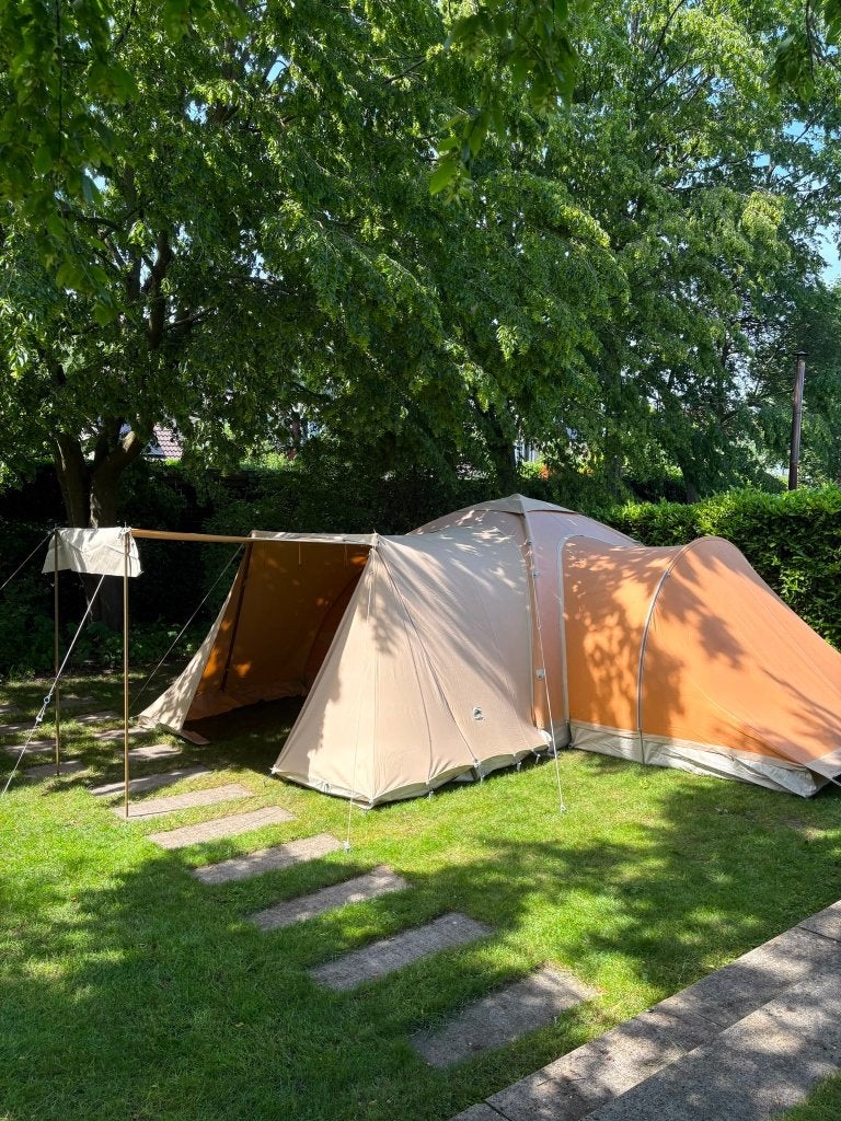 Karsten oppomptent 350 met slaapaanbouw, Ophalen, Zo goed als nieuw, Meer dan 6