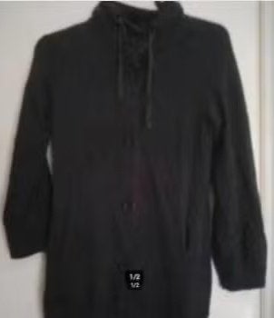 Als nieuw Lang Vest Blauw CORA KEMPERMAN katoen Linnen, Kleding | Dames, Verzenden, Zo goed als nieuw, Maat 36 (S), Blauw