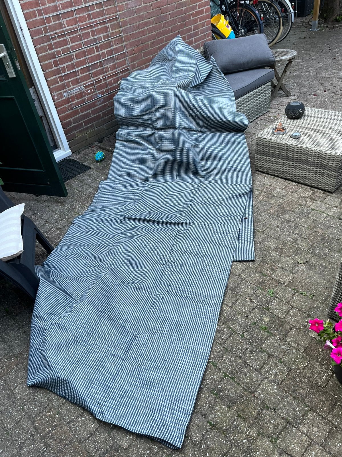 Campeer kleed, voortent, caravan, Ophalen, Gebruikt