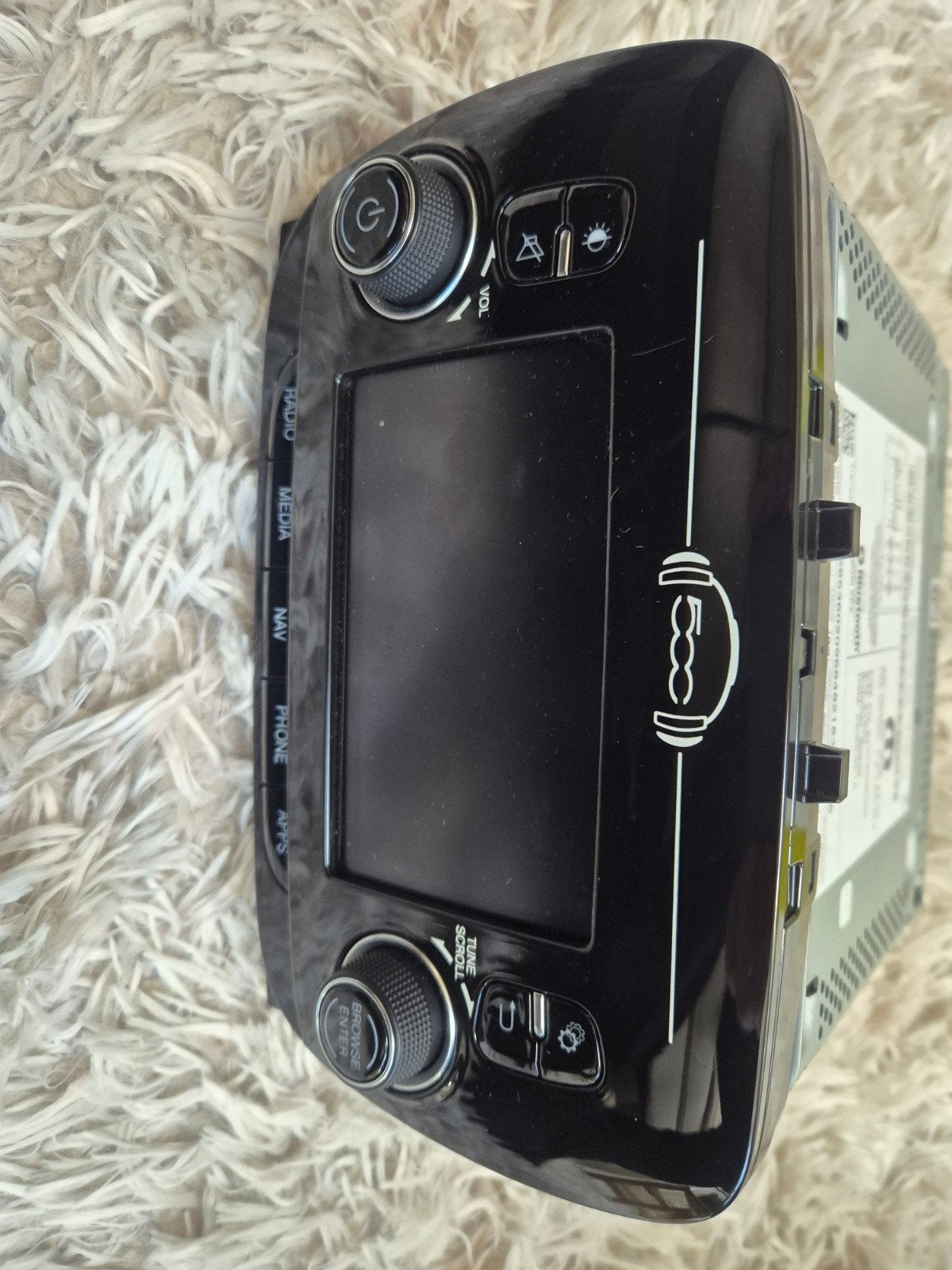 Fiat 500 Radio Navigatie Systeem Uconnect 5 inch, Ophalen of Verzenden, Gebruikt