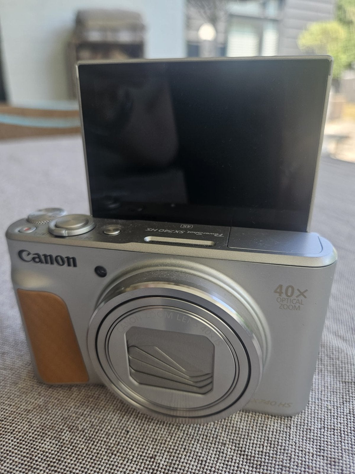 Canon SX740 HS Compactcamera - Zilver, Audio, Tv en Foto, Fotocamera's Digitaal, Canon, Oplader, Beeldstabilisatie, Ophalen of Verzenden