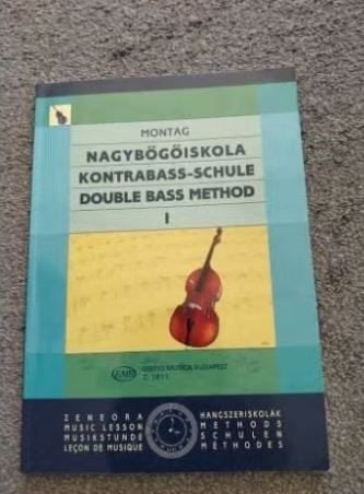 Double bass method Montag Lajos, Ophalen of Verzenden, Zo goed als nieuw, Instrument
