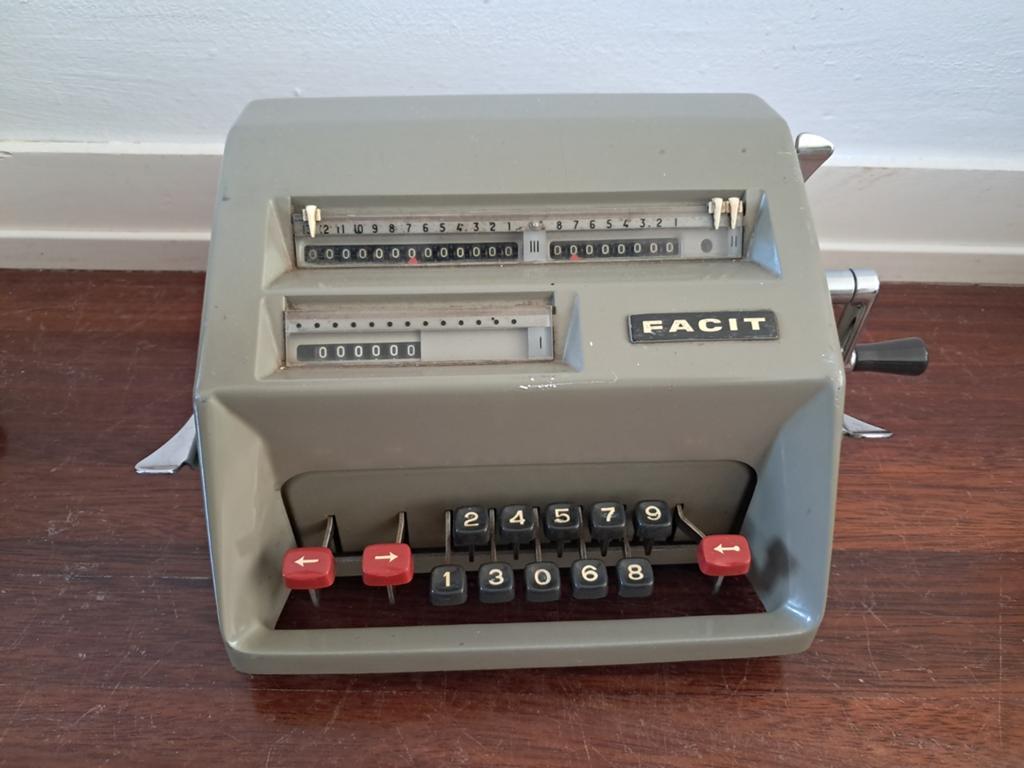 Vintage Facit Rekenmachine - Mechanische Calculator, Antiek en Kunst, Ophalen of Verzenden