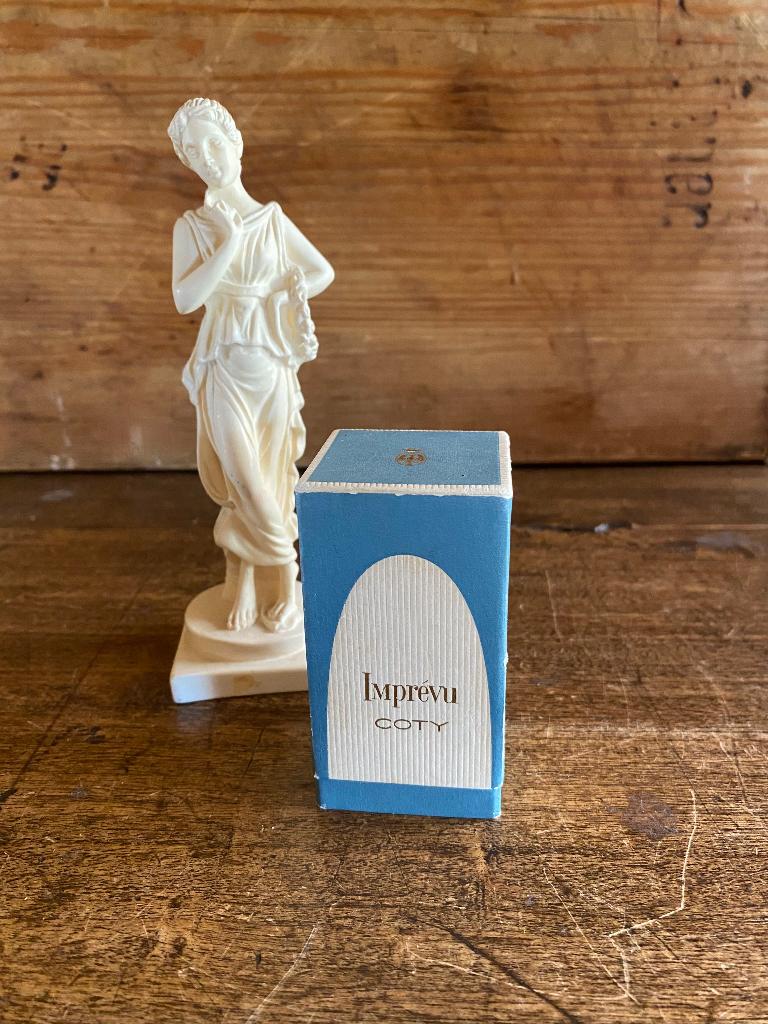 Vintage parfum ‘Imprévu’ van Coty in originele verpakking, Verzamelen, Parfumverzamelingen, Gebruikt, Parfumfles, Ophalen of Verzenden