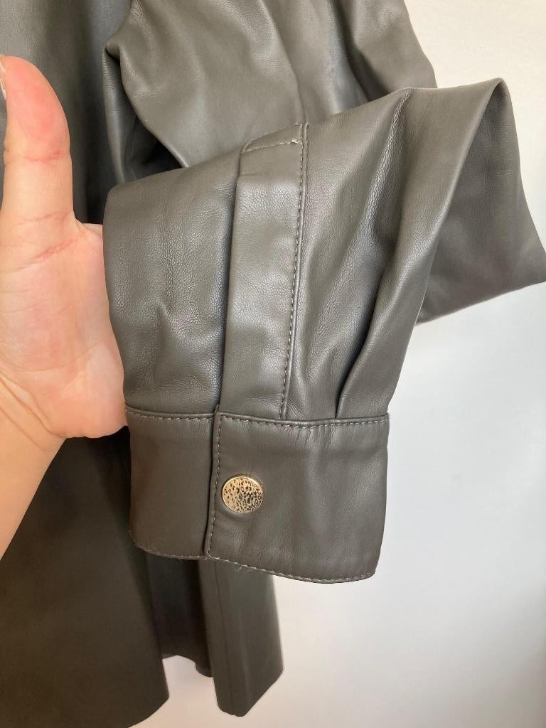 Fifth House vegan leer top grijs maat 42, Kleding | Dames, Maat 42/44 (L), Ophalen of Verzenden, Zo goed als nieuw, Fifth House