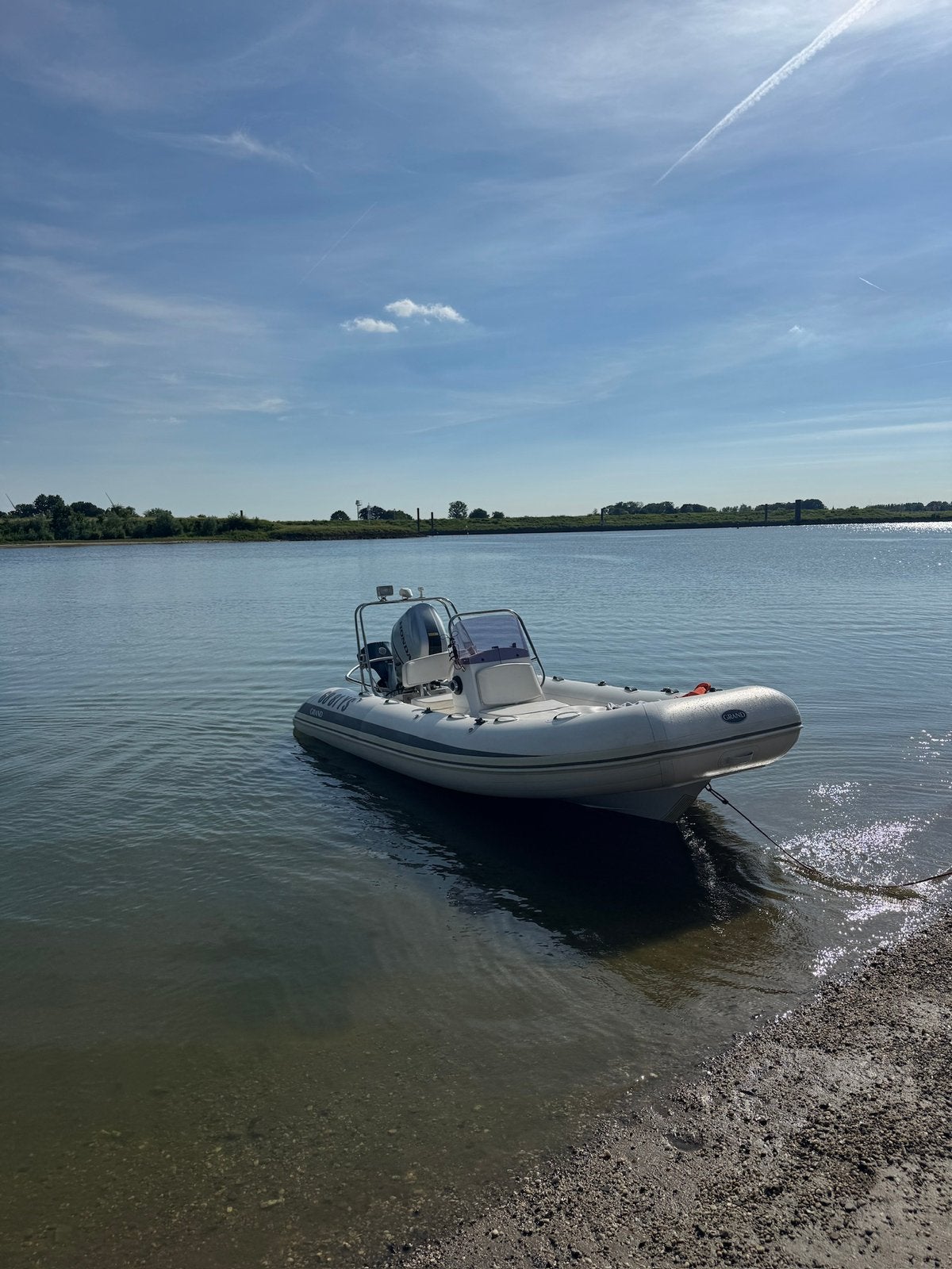 Ribboot Grand Silver 470 | 60pk | 8 persoons, Watersport en Boten, Ophalen, Gebruikt