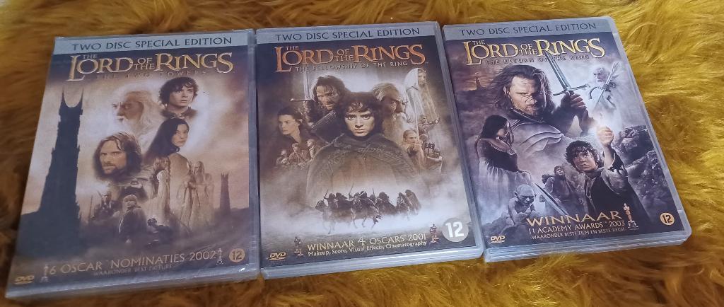 Dvd the lord of the rings 3 box, Verzamelen, Lord of the Rings, Verzenden, Zo goed als nieuw, Overige typen