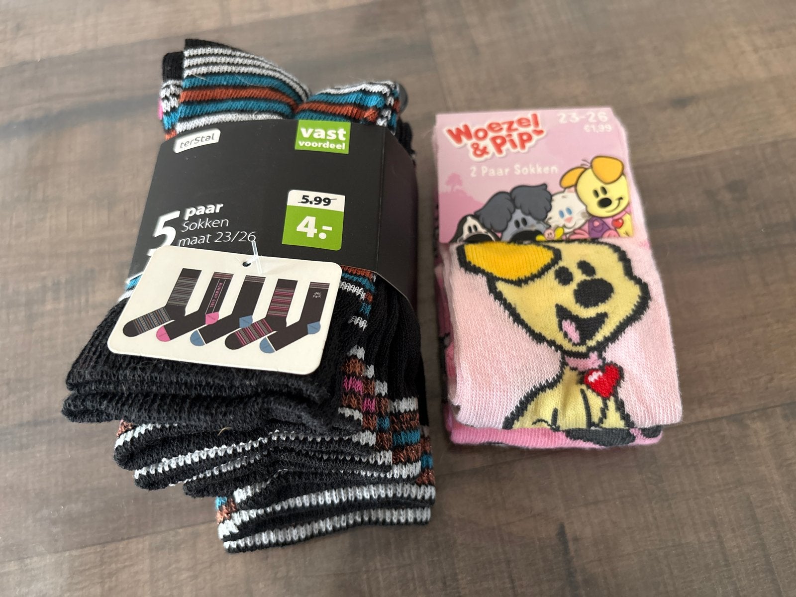 Nieuwe sokkenpakketten (7 paar) - maat 23/26, Ophalen of Verzenden, Nieuw, Jongen of Meisje, Sokken