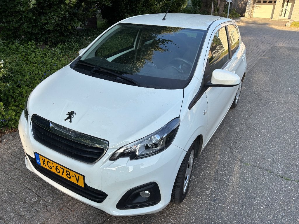 Peugeot 108 1.0 E-vti 72pk ETG 5D 2018 Wit, Auto's, Peugeot, Stof, 4 stoelen, Wit, Origineel Nederlands