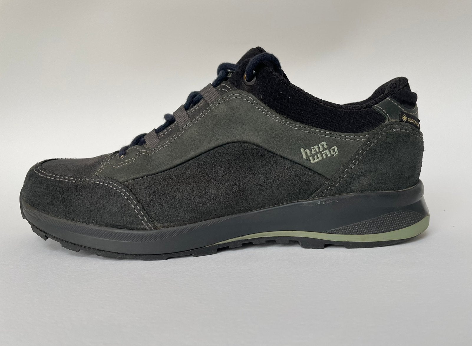 Hanwag dames lage wandelschoen, nubuck, leer, valt als 38,5, Ophalen of Verzenden, Zo goed als nieuw, Schoenen