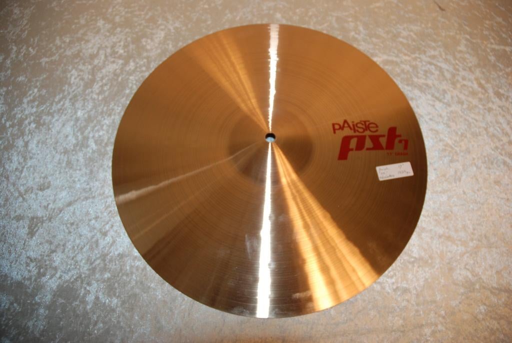 Paiste PST-7 crash bekken 1232gr 17 inch  <26260804>, Gebruikt, ., Drums of Percussie, Ophalen of Verzenden