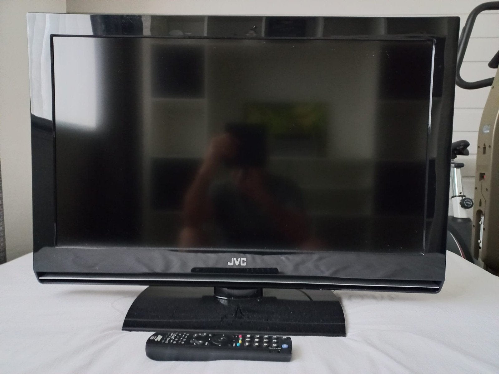 JVC LCD TV LT-32A90BU met Panasonic Home Cinema Set, Ophalen, JVC, Dvd-speler, Gebruikt