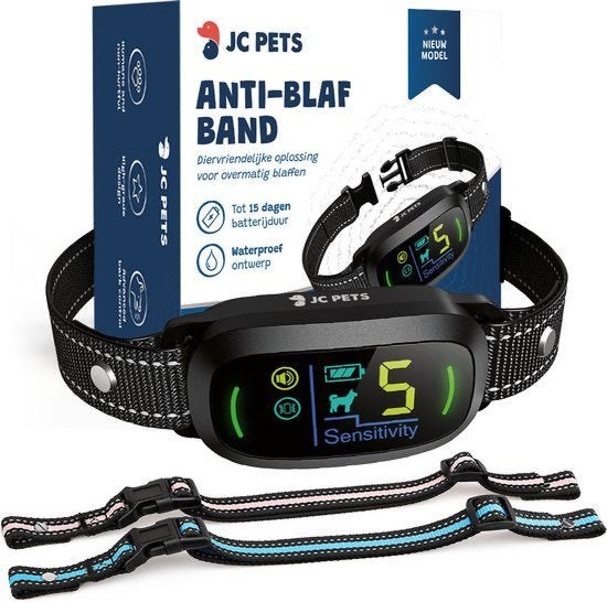 JC Pets Anti Blafband Pro -  Blafband Inclusief 3 Halsbanden, Dieren en Toebehoren, Overige merken, Ophalen of Verzenden, Nieuw