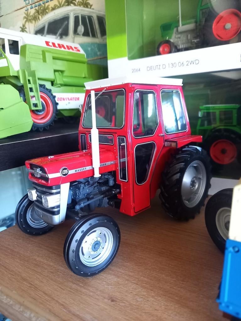 Massey Ferguson 135 Tractor Schaalmodel 1:16, Ophalen of Verzenden, Gebruikt, Overige typen, Overige merken