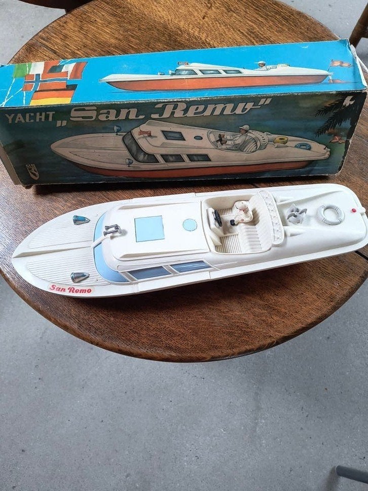 Oude boot San Remo Yacht, Ophalen of Verzenden, Gebruikt