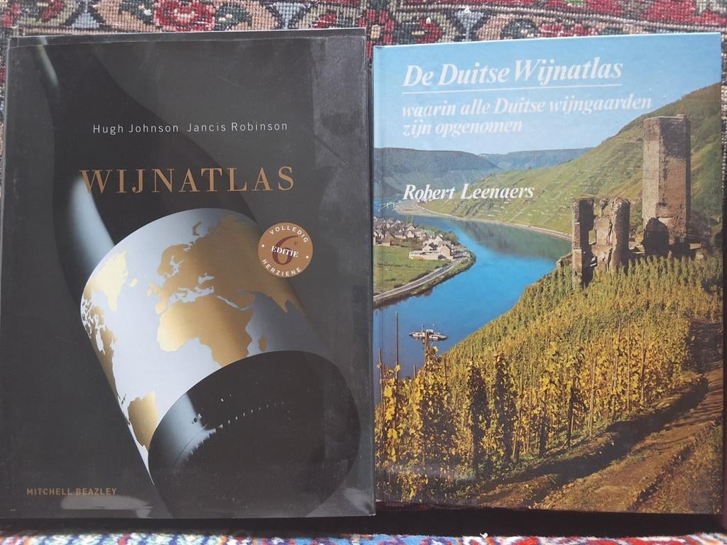 5 boeken over wijn: Wijnatlas, Duitse Wijnatlas, Wijnproeven, Ophalen of Verzenden
