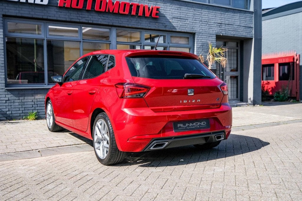 Seat Ibiza 1.0 Eco 115PK FR|Carplay|Adaptive Cruise control|, Stof, Gebruikt, Zwart, 116 pk