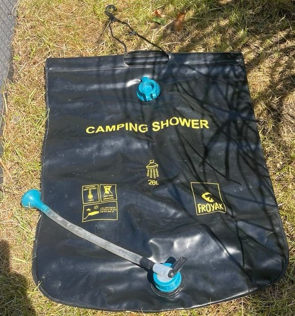Camping douche zak, Ophalen of Verzenden, Gebruikt