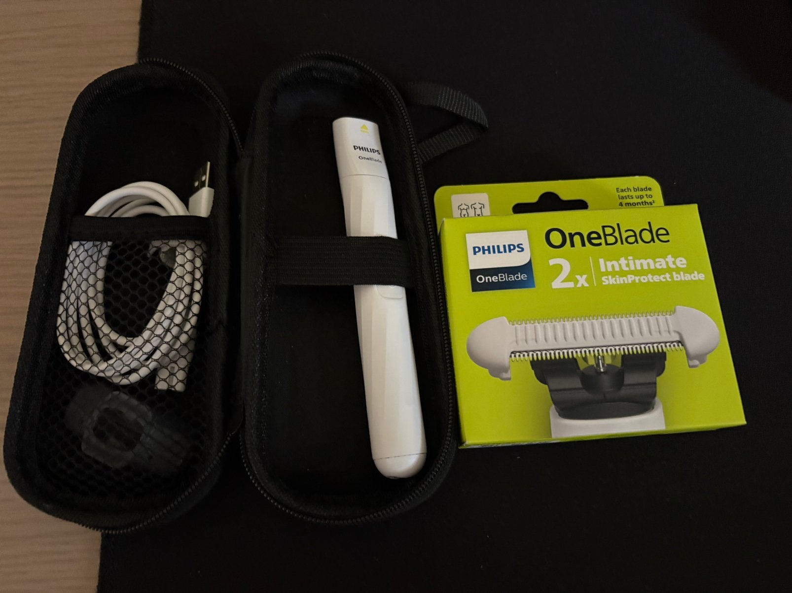 Philips oneblade intimate, Ophalen, Zo goed als nieuw, Scheren en Epileren