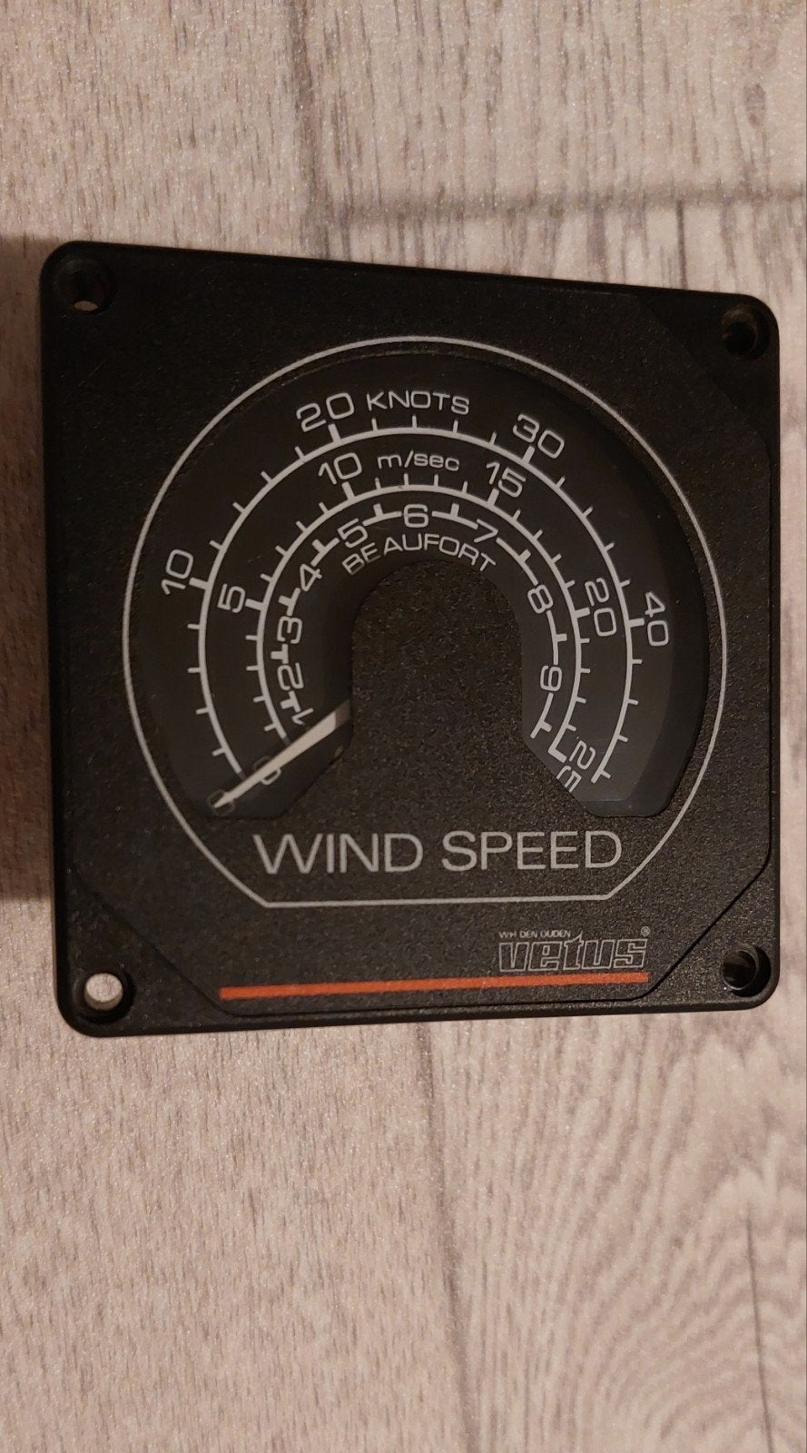 Vetus windsnelheid instrument Display, Ophalen of Verzenden, Zo goed als nieuw, Gps of Kompas