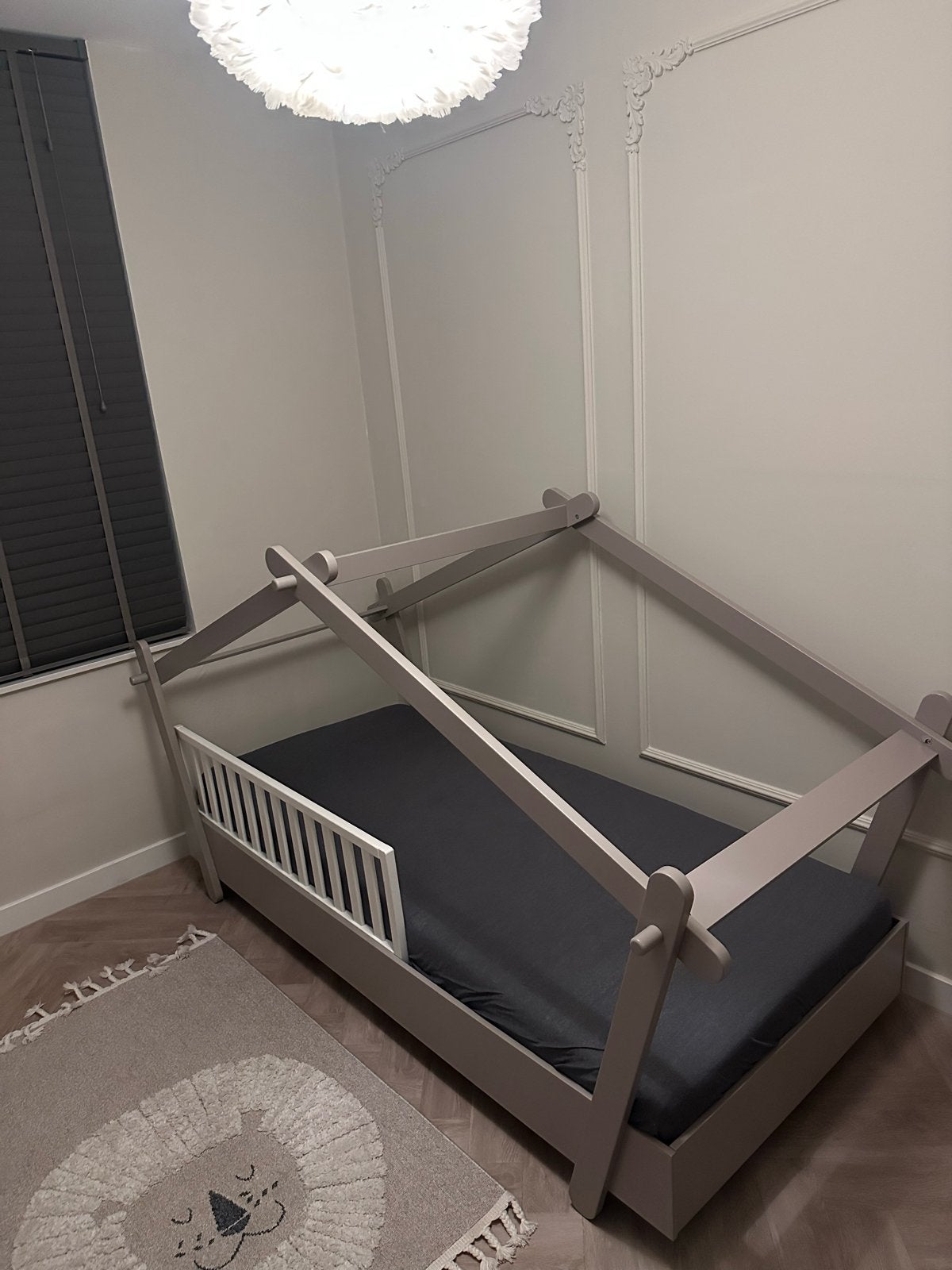Huisbed voor kinderen -tipi bed, 85 tot 100 cm, Ophalen of Verzenden, Zo goed als nieuw, Lattenbodem