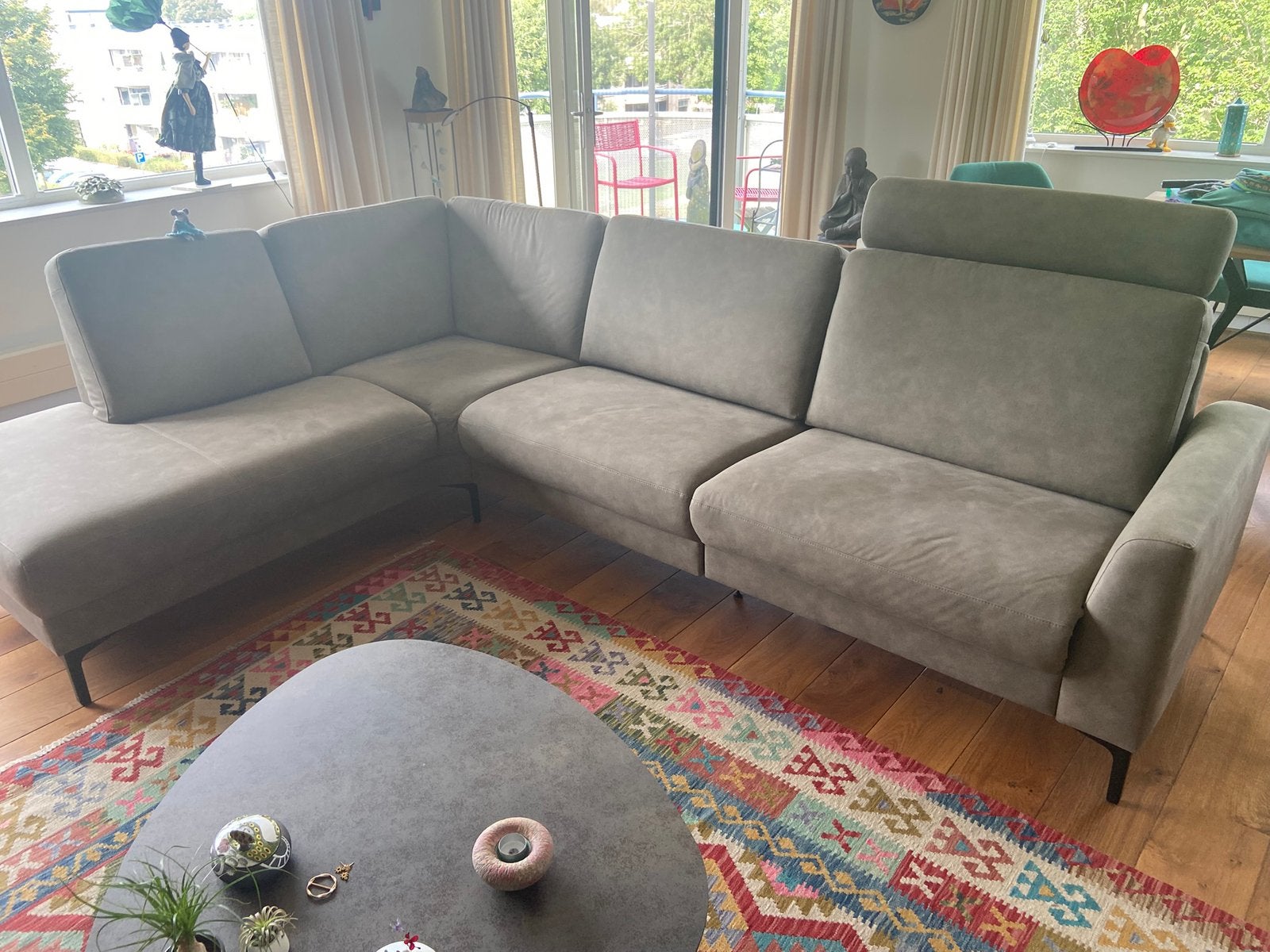 Dallas Hoekbank, 3 zits, hoek, 2,5 zits, bewegend relaxdeel