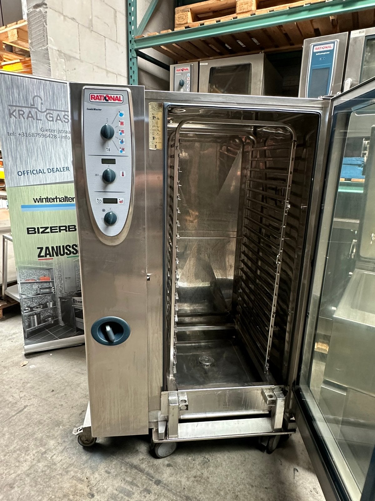 Rational CM202G Propaangas Catering uitvoering 40 x 1/1GN, Ophalen, Ovens, Magnetrons en Steamers