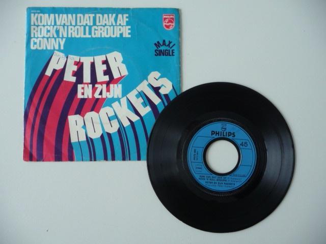 single PETER KOELEWIJN -KOM VAN DAT DAK AF - Philips Records, Cd's en Dvd's, Vinyl Singles, Gebruikt, 7 inch, Single, Ophalen of Verzenden
