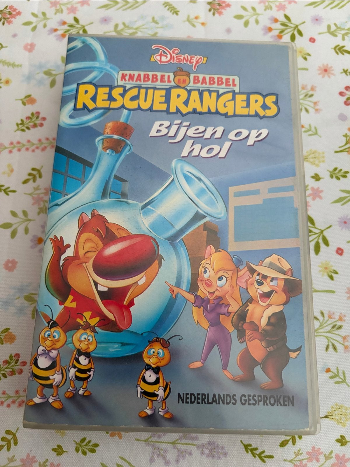 Disney Knabbel & Babbel Rescue Rangers: Bijen op hol VHS, Nederlands ondertiteld, Gebruikt, Verzenden, Alle leeftijden